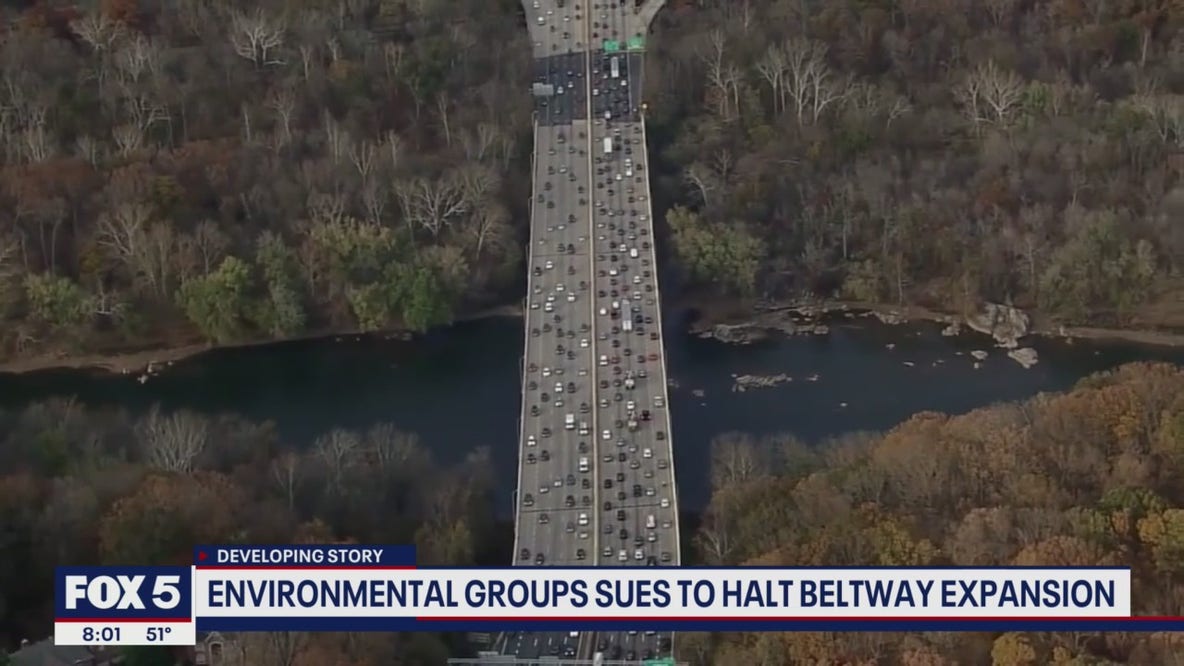 Lawsuit threatens expansion of major roadways around Capital Beltway