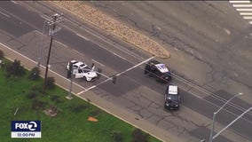 Exchange of gunfire between two cars in Fremont