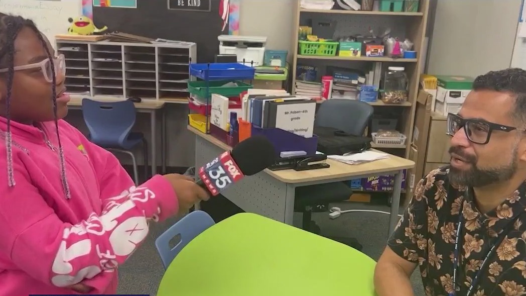 FOX 35 visits Pine Crest Elementary