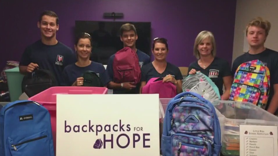 Backpacks for Hope campaign kicks off