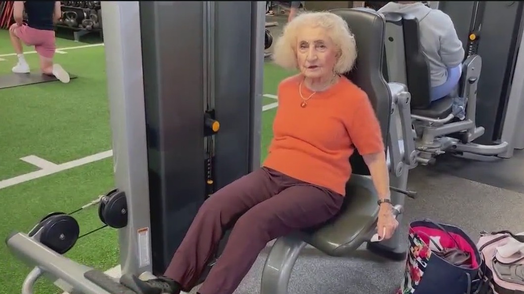'It gives me energy': 103-year-old gym enthusiast shares secret to long life