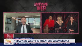 Celeste O’Connor, Sydney Sweeney & Isabela Merced talk Madame Web