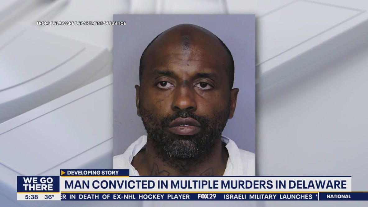 Suspected serial killer faces life in prison after being convicted of 2 murders in Delaware