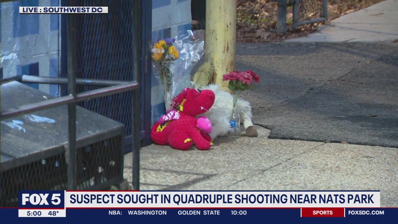 Search for suspects in quadruple shooting near Nats Park continues
