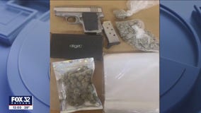 Driver charged after loaded gun, marijuana found in car in River North