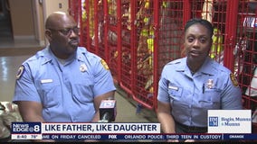 Father, daughter serve together as firefighters