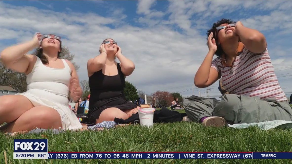 Inside West Chester University's 2024 solar eclipse watch party