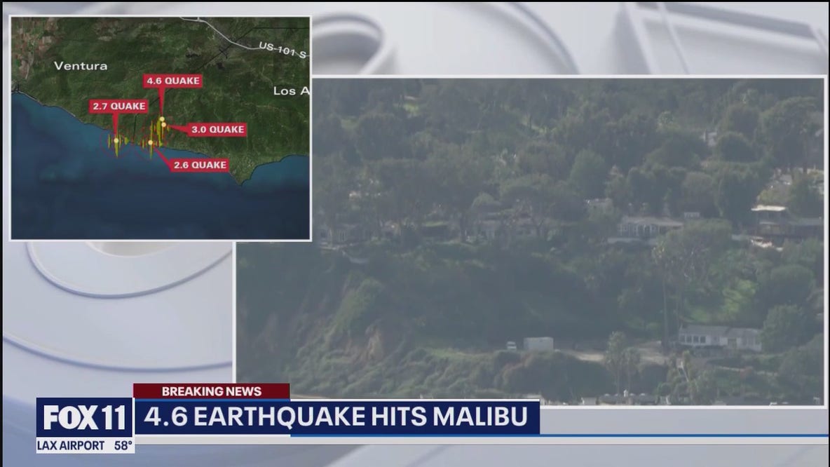 4.6 magnitude earthquake hits Malibu
