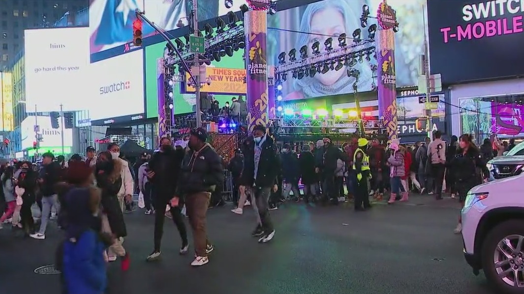 NYC prepares for a scaled-down New Year's Eve at Times Square