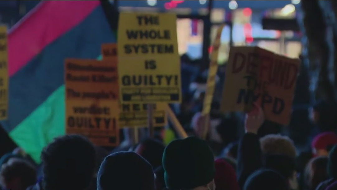 Protests following Rittenhouse acquittal at Barclays Center