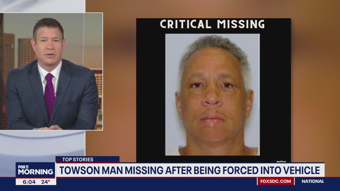 Man missing after attacked, forced into vehicle outside Baltimore: police