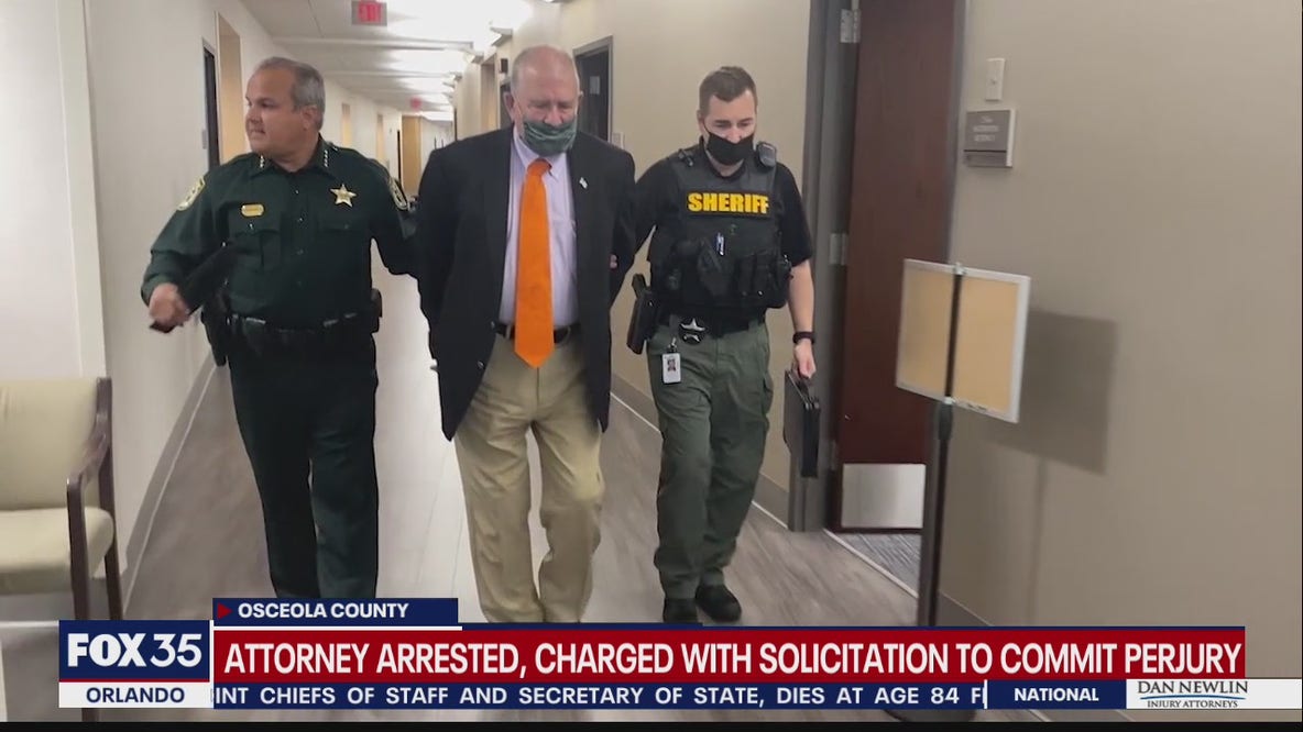 Attorney arrested, charged with solicitation to commit perjury