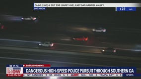 Suspect hits 120+ mph during police chase