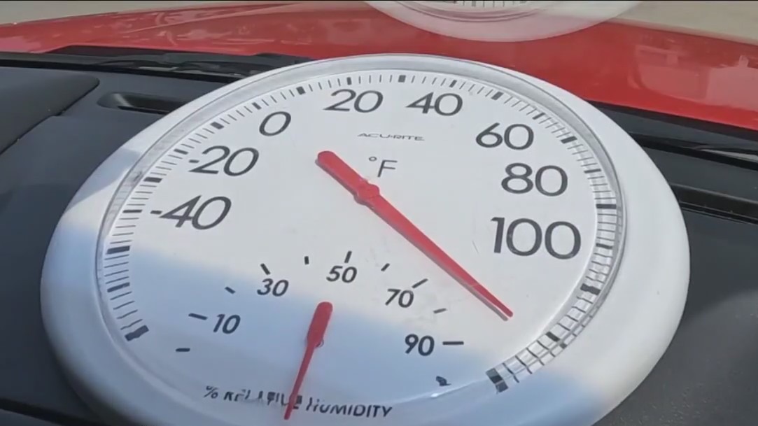 Houston-area firefighters reminding people of dangers of locked cars, children in the heat