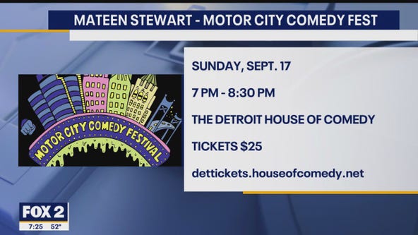 Detroit Comedian Mateen Stewart hosts the Motor City Comedy Fest