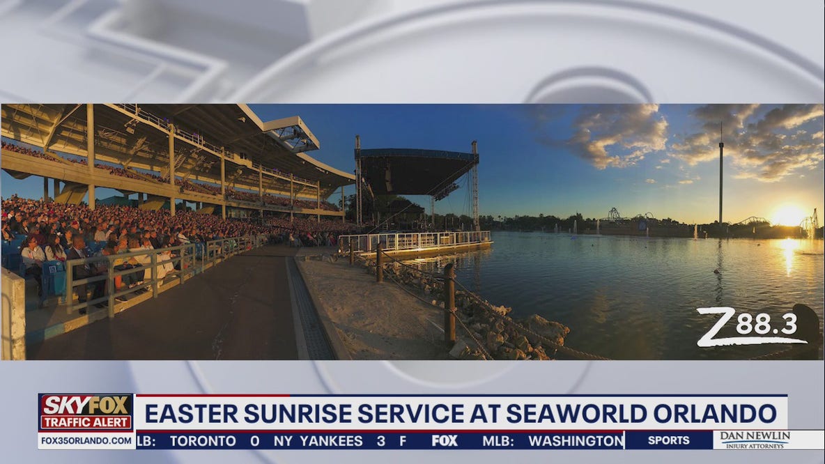 Easter sunrise service at SeaWorld Orlando