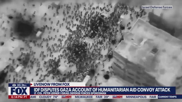IDF denies attacking humanitarian aid convoy