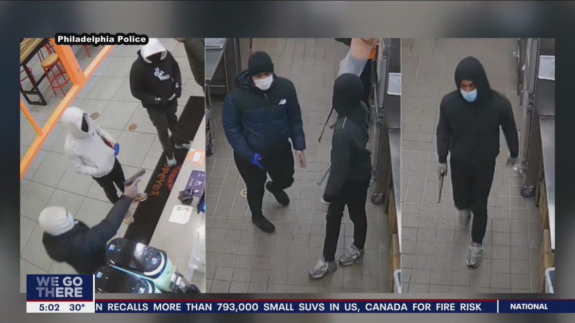 Fast food robberies: Suspects sought in pattern of robberies at Philadelphia restaurants