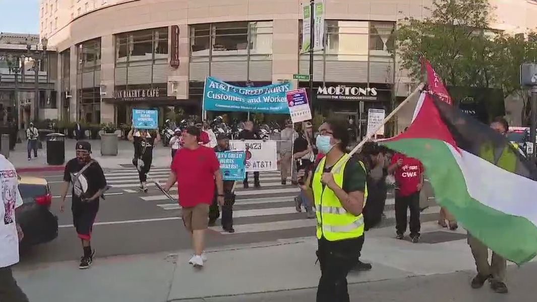 Bay Area May Day rallies show support for workers, Palestinians