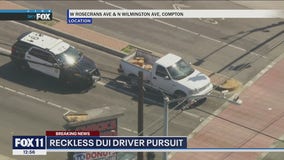Reckless driver DUI pursuit