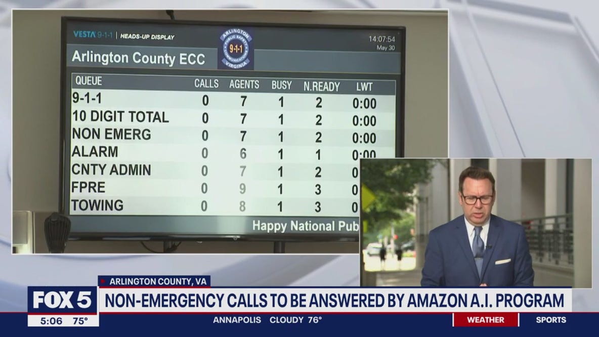 Non-emergency 911 calls in Arlington to be answered by Amazon AI program