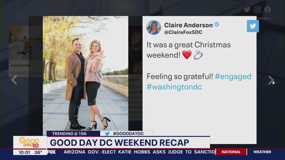 FOX 5's Claire Anderson is engaged!!!