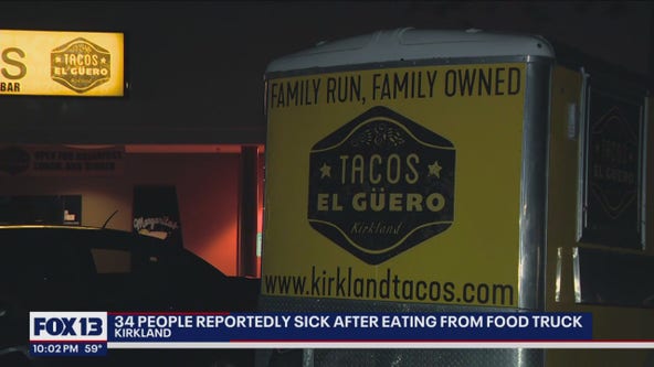 Food truck shut down after 34 people get food poisoning
