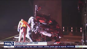 Fatal overnight crash on I-280 temporarily closed highway near Redwood City