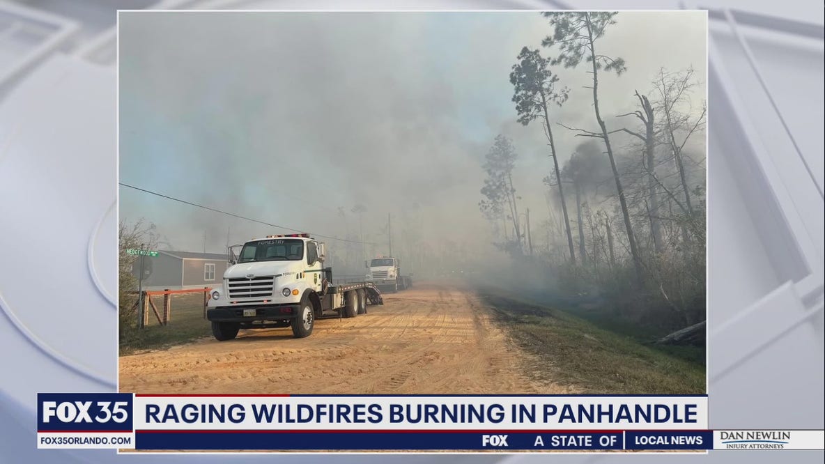 Florida wildfires: More than 1,000 homes evacuated as wildfires rage in Panhandle