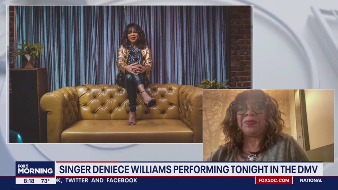 Singer Deniece Williams performing in the DMV