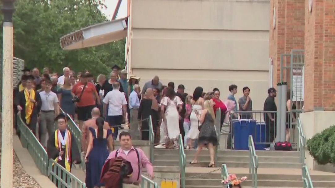 UT Commencement: Tight security after protests