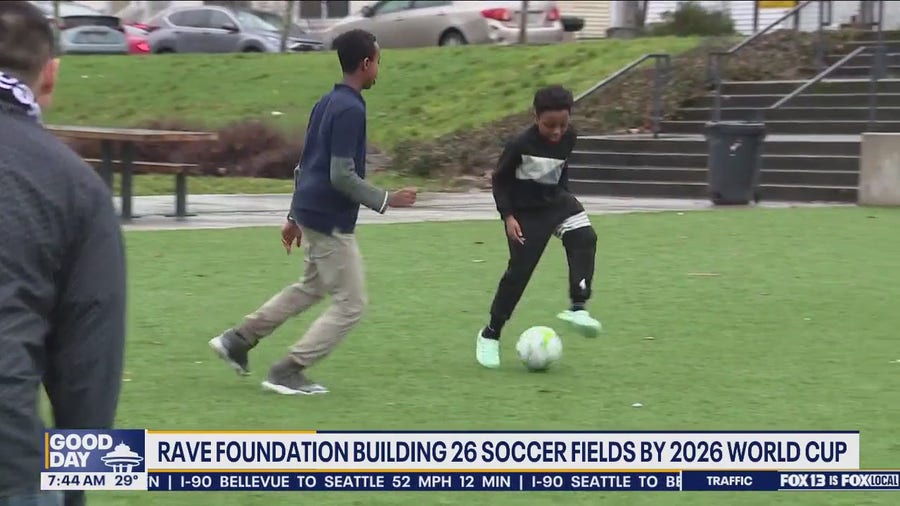Rave Green Foundation building 26 soccer fields by 2026 FIFA World Cup