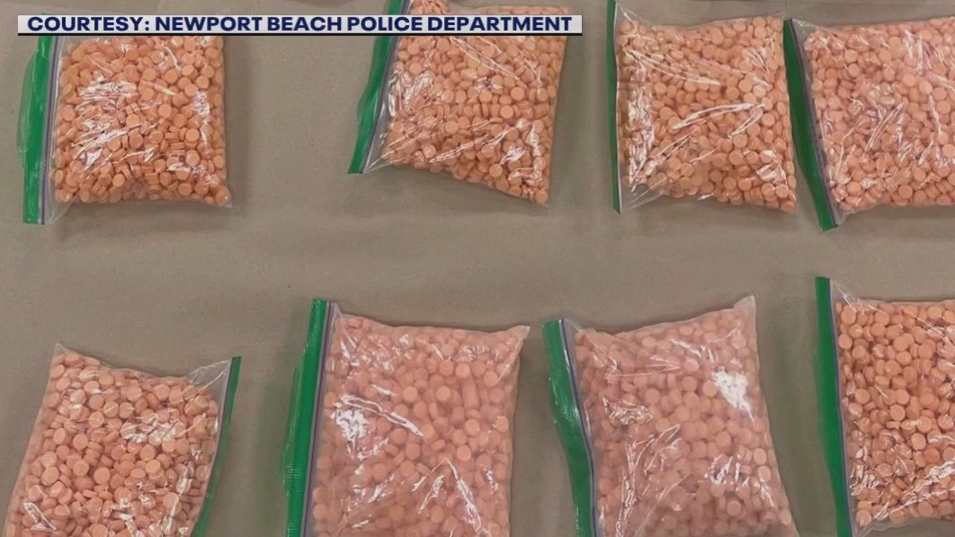 Newport Beach Police find 50k fentanyl pills