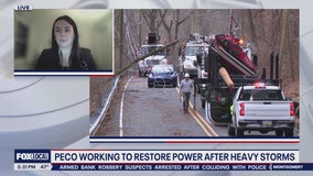 PECO talks storm damage, when power will be restored