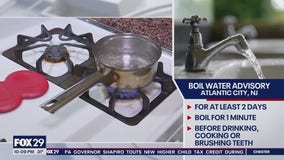 Boil water advisory issued in Atlantic City