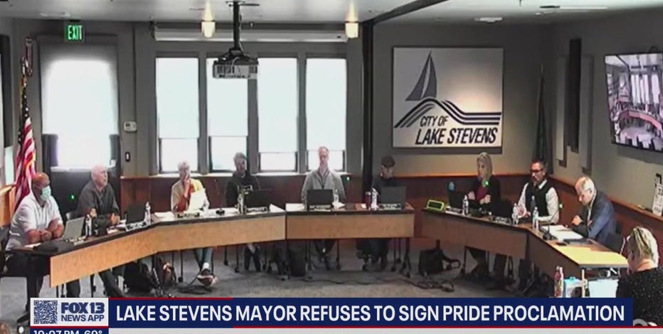 Lake Stevens mayor refuses to sign Pride proclamation