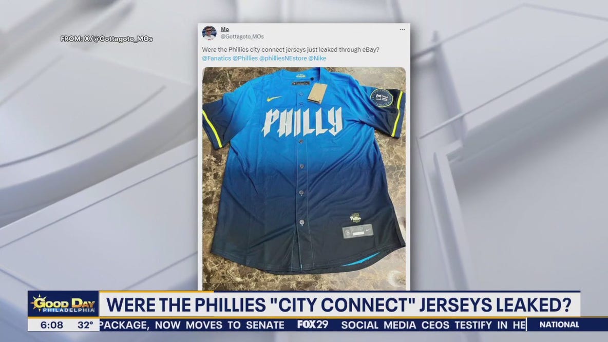 Were the Phillies 'City Connect' jerseys leaked?