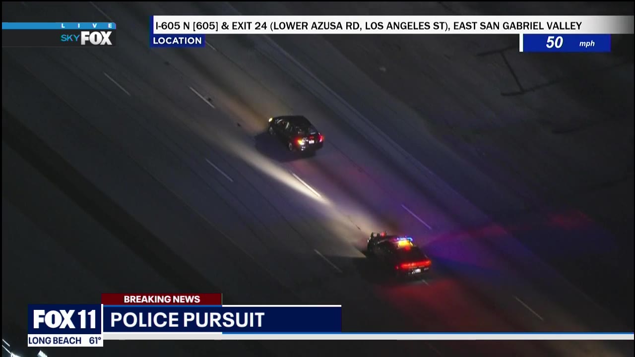 Suspected DUI driver in police chase