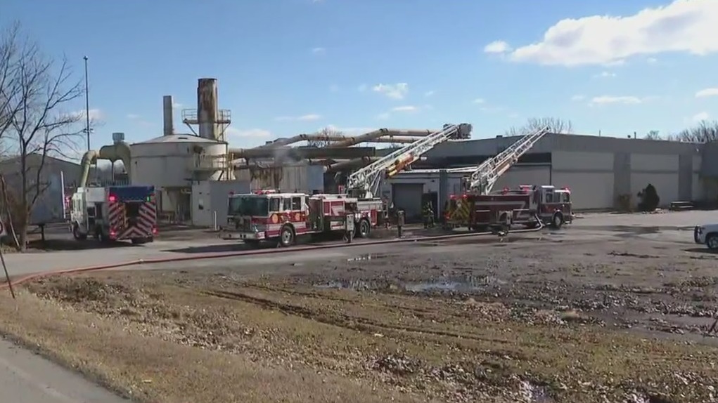 Cabinet manufacturing plant catches fire in Northwest Indiana