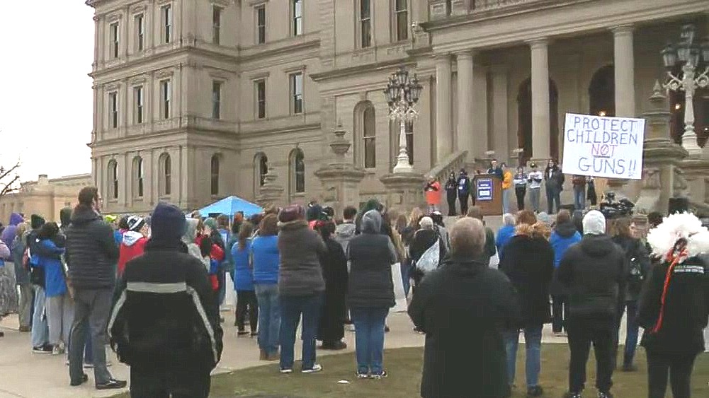 Emotional March For Our Lives rally held at the State Capitol