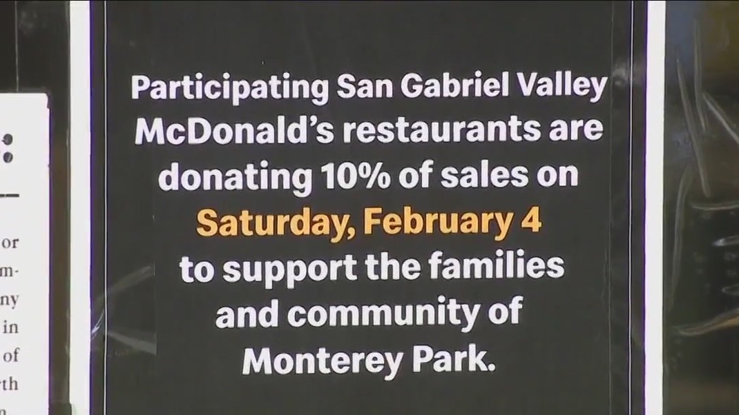 San Gabriel Valley McDonald's raises money for Monterey Park shooting victims