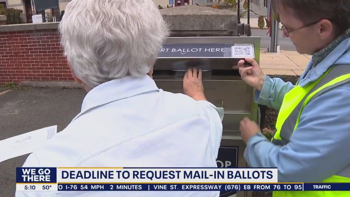 Deadline to request mail-in ballots is Tuesday