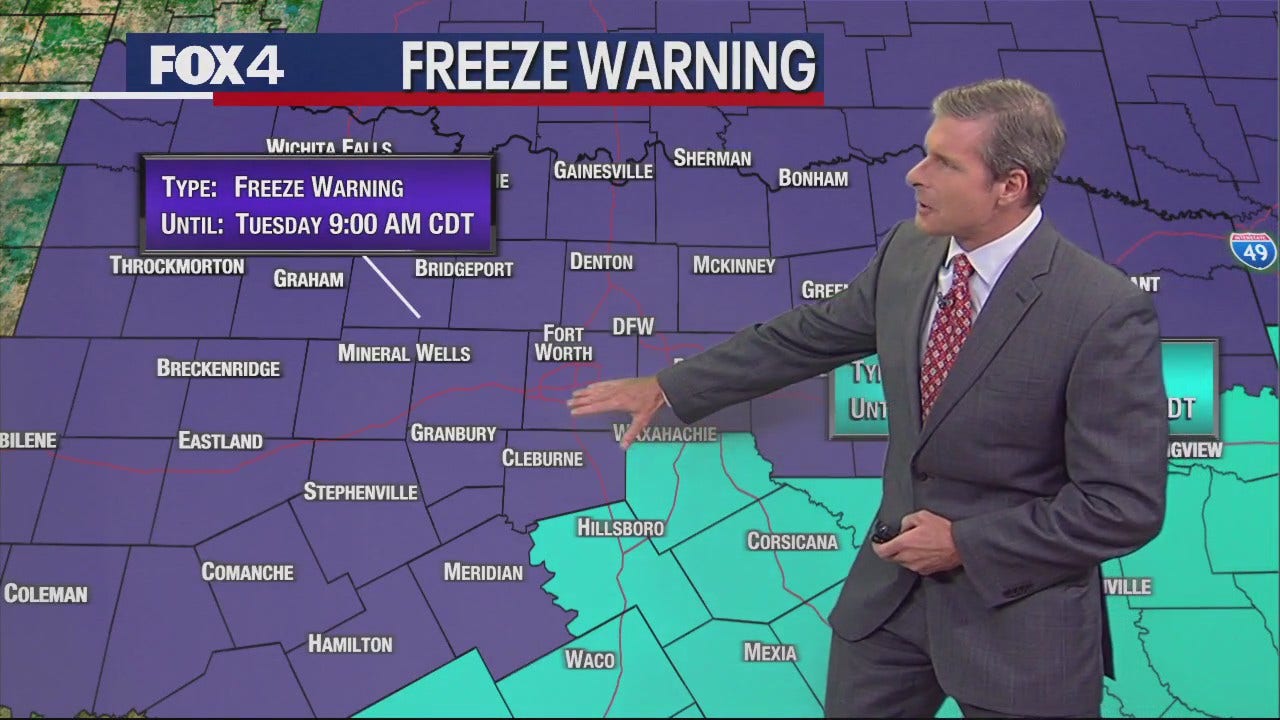 Dallas weather Oct. 30 overnight forecast FOX 4 DallasFort Worth
