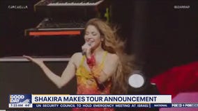 Shakira makes tour announcement at Coachella