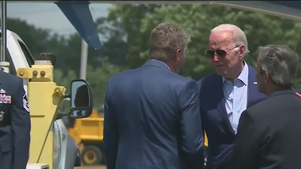 President Biden in Bay Area to raise money, address climate change