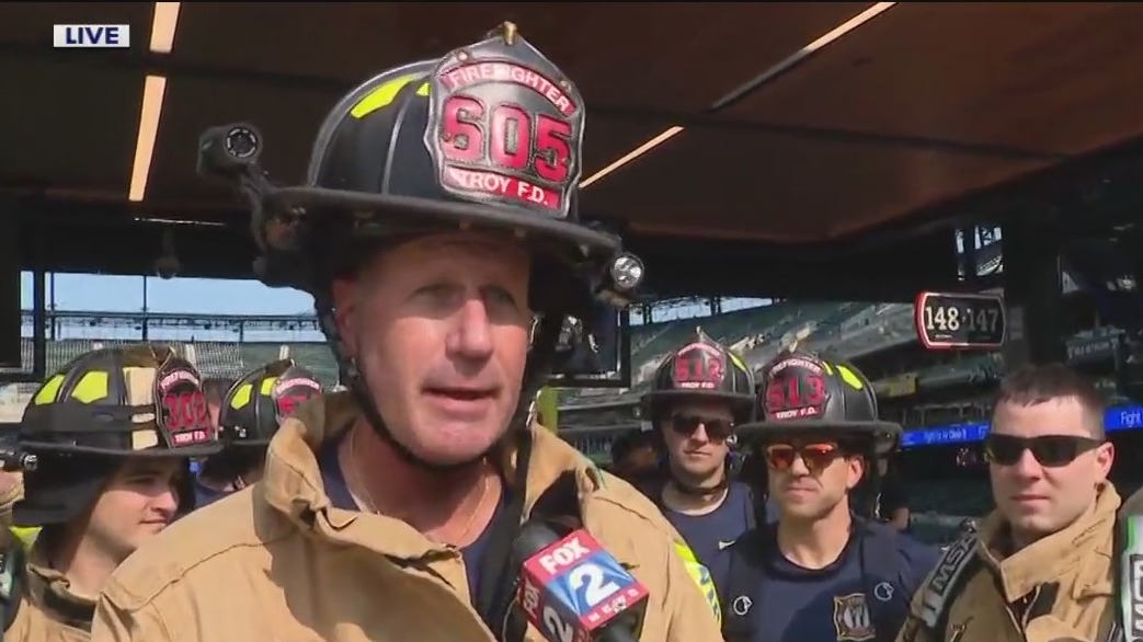 Firefighters Participate in Fight For Air Climb