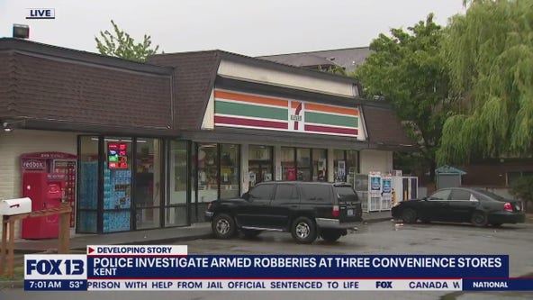 Multiple convenience stores robbed in King, Pierce counties