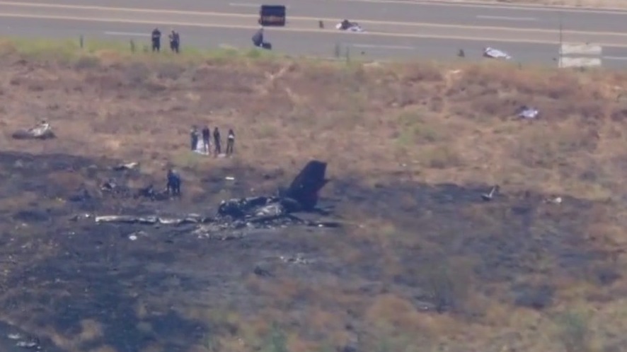Six plane crash victims identified