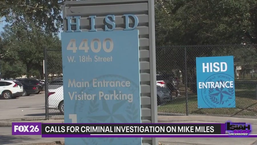 Houston Federation of teachers calls for criminal investigation of HISD leader Mike Miles