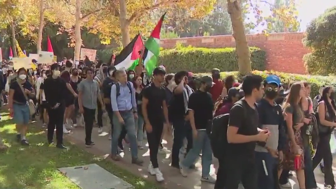 UCLA, USC campuses at center of Palestine peace demonstrations